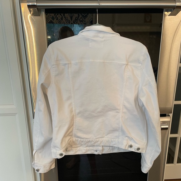 Vince Camuto white jean jacket -L - Picture 2 of 3
